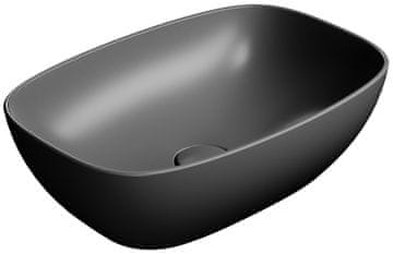 Gsi NUBES Keramički Umivaonik 50x35cm, Crni Mat