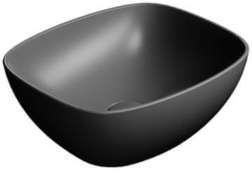 Gsi GSI NUBES COLOR Keramički Umivaonik Crna Mat 40x35 cm