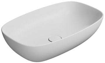 Gsi NUBES Keramički Ugradbeni Umivaonik 60x38cm, Bijela Mat