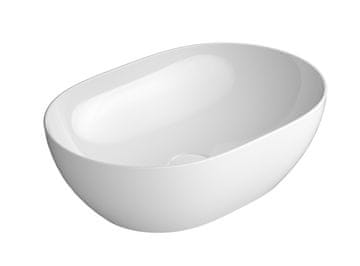 Gsi PURA keramički umivaonik na ploču 50x35, bijela ExtraGlaze antibakterijska završna obrada