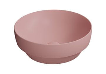 Gsi PURA keramički umivaonik za stol, promjer 40 cm, blush mat završna obrada