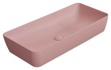 Gsi NUBES Keramički Umivaonik 80x40cm, Mat Ružičasta