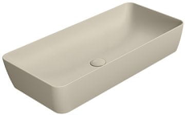 Gsi GSI NUBES COLOR keramički umivaonik za ploču, 80x40cm, mat kreta