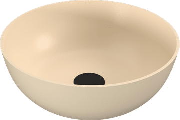 POLYSAN Polysan UNITY CONCEPT Okrugli Umivaonik, 39cm, Mat Bež, Lijevani Mramor
