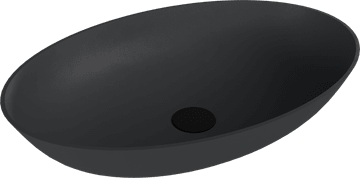 POLYSAN Polysan UNITY CONCEPT Ovalni Ugradbeni Umivaonik 60x40cm, Mat Antracit
