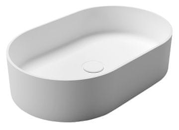 SAPHO Tanko Ugradbeni Umivaonik, Rockstone, 55x35cm, Bijela Mat