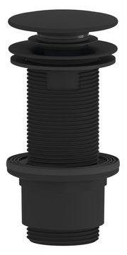 SAPHO Veliki ABS/Crni Mat Klik-Klak Odvod, 5/4”, 10-80mm