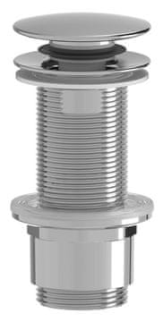 SAPHO Kromirana Click-Clack Umivaonička Odvodna Cijev, Velika Zatka, 10-80mm, ABS/Plastika