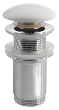 SAPHO Bijela Click-Clack Keramička Umivaonička Dopuna, Mjedeni Materijal, 5/4" Navoj, 10-50mm Debljina