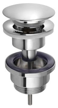 Bruckner Kromirana Click Clack umivaonička ispust, velika čep, 5/4", 10-55mm