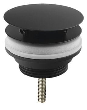 Omp Tea Nezaporna umivaonička ispusna ventila 5/4", crna, za umivaonike debljine 10-55mm