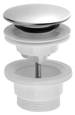 Bruckner Bruckner Click-Clack Izljev, Veliki Čep, Krom, 5/4", ABS/Nerđajući, debljina 4-45mm