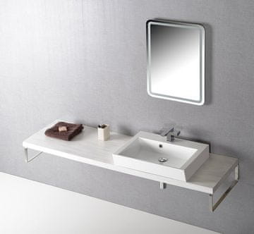 SAPHO AVICE Zidna Ploča za Umivaonik 170x50cm Dub Starobijeli