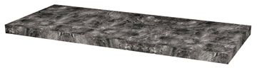 SAPHO SAPHO Polica za Umivaonik 110x39cm, Štampani Kamen, DTD/HPL Laminat, Crna, 13.27kg