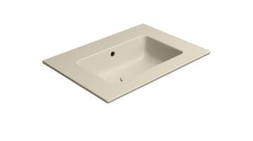 Gsi PURA Slim Keramički Umivaonik 62x46cm, Bez Otvora, Matirana Kreta