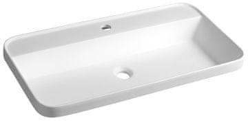 SAPHO BRAHEA Umivaonik za Ugradnju, Rockstone, 75x39 cm, Mat Bijela