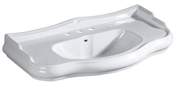 KERASAN RETRO Keramički Umivaonik 100x54,5cm, 3 Rupe, Bijeli