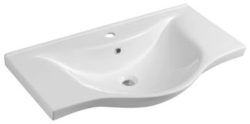 AQUALINE AQUALINE ZARA 80 Keramički Namještajni Umivaonik 79,5x46cm, Bijela