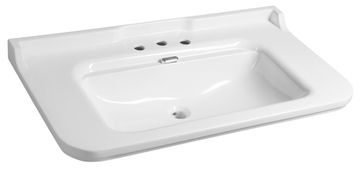 KERASAN KERASAN WALDORF keramički umivaonik 100x55 cm, bijeli, 3 otvora