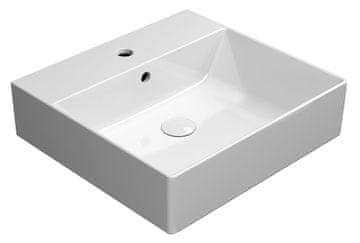 Gsi KUBE X Keramički Umivaonik 50x47cm s ExtraGlaze Bijelom Završi Lemljenjem