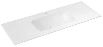 SAPHO ARUBA Mat Bijeli Umyvadlo, Rockstone, 140x51,5cm, Namještaj Instalacija