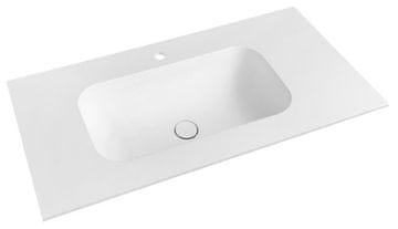 SAPHO TREOS umivaonik 76,6x51,3 cm, bijeli mat, rockstone