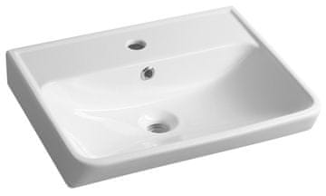 Bruckner NEON keramički umivaonik 45x41,5 cm, bijela boja