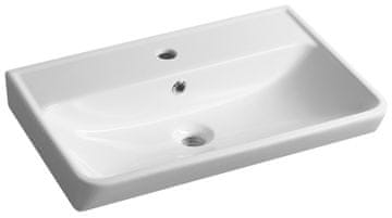 Bruckner NEON keramički umivaonik 60x41,5 cm, bijeli