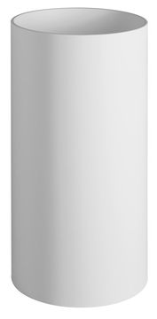 SAPHO ALTONA samostojeći umivaonik Ø 43,5x85 cm, lijevani mramor, bijela mat završna obrada