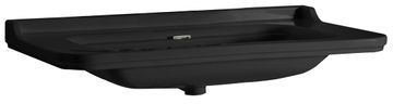 KERASAN KERASAN WALDORF Crno-matirano Zidno Keramičko Umyvadlo 120x55cm