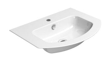 Gsi PURA Keramički Umivaonik Slim Ovalni 62x48cm Bijela ExtraGlaze Antibakterijski