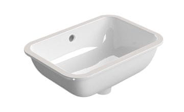 Gsi PURA CLASSIC Keramički Umyvadlo ispod stola 35x50 cm, bijela ExtraGlaze