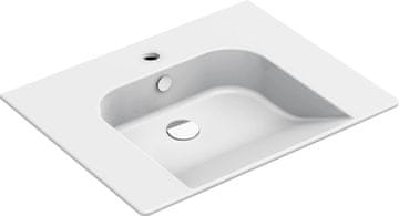 Gsi GSI COMMUNITY Bijeli Keramički Umivaonik 70x55cm s ExtraGlaze Završnom Obradom