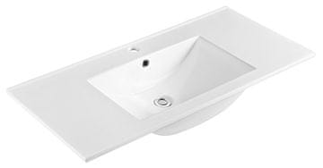 SAPHO Elegantno Keramičko Umyvadlo Bijelo 100x46.5cm za Namještaje - SAPHO