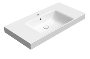 Gsi GSI NUBES Keramički Umivaonik 100x50cm, Antibakterijski ExtraGlaze, Bijeli