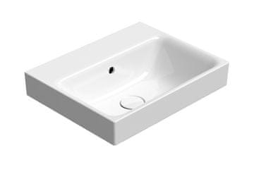 Gsi GSI NUBES keramički umivaonik 50x40cm, bijeli ExtraGlaze, bez otvora