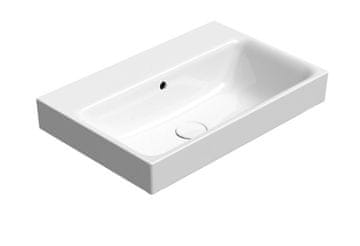 Gsi GSI NUBES Keramički Umivaonik 60x40cm, Bez Otvora, Bijeli ExtraGlaze