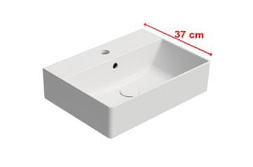 Gsi KUBE X keramički umivaonik 50x37cm, mat bijela