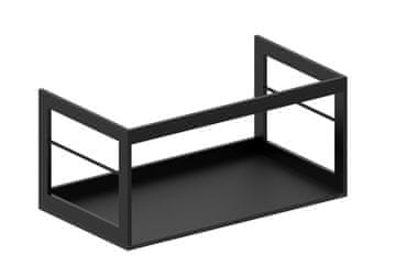 Gsi PURA Zidni Okvir za Umivaonik 82x46cm, Crni Mat, Aluminij, GSI