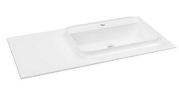 SAPHO SAPHO BRAHEA Ugradbeni Umyvadlo 101x51,5cm Desna Bijela Mat