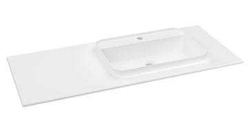 SAPHO BRAHEA ugradbeni umivaonik 121x51,5cm, desni, bijela mat završna obrada