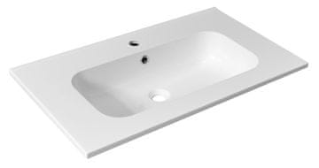 SAPHO SIDRA umivaonik od lijevanog mramora, 81x46 cm, bijeli