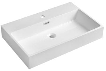 SAPHO SAPHO AQUATIC Umyvadlo, Lijevani Mramor, 70x46cm, Bijelo