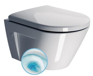 Gsi WC školjka NORM, GeniusFlush, 36x50cm, bijela ExtraGlaze