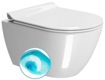 Gsi PURA Viseća WC Školjka, Swirlflush, 36x50cm, Bijela ExtraGlaze