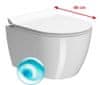 Gsi GSI PURA SHORT Viseća WC školjka, Swirlflush, 35x46cm, bijela ExtraGlaze