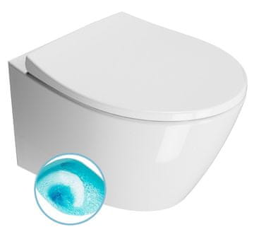Gsi MODO Viseća WC Školjka, Swirlflush, 37x52cm, Bijela ExtraGlaze