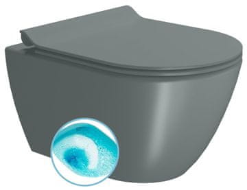 Gsi PURA Agava WC Viseća Školjka, Swirlflush 36x50cm, Dupla Glazura