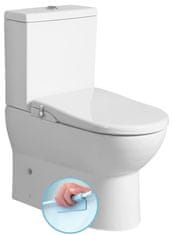 SAPHO Kombi WC s bide funkcijom Clean Star Rimless, bijela keramika, Soft Close, 37x78,5x63 cm