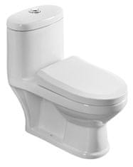 AQUALINE AQUALINE Dječji WC Kombinacija, Bijela Keramika, Donji/Zadnji Ispust